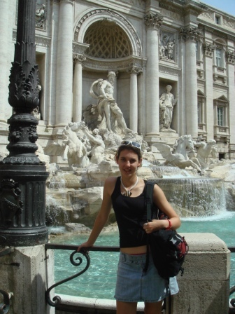 The BOSS at Trevi Fountain