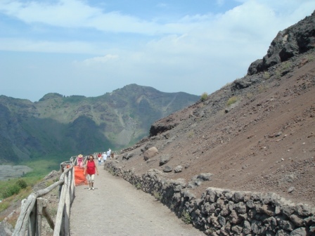 15 The path to the crater