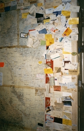 07 The wall of business cards then - 1989