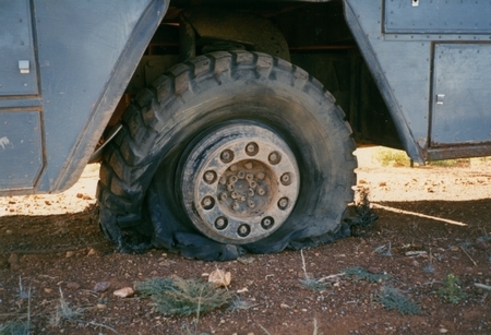 02 Blown tyre