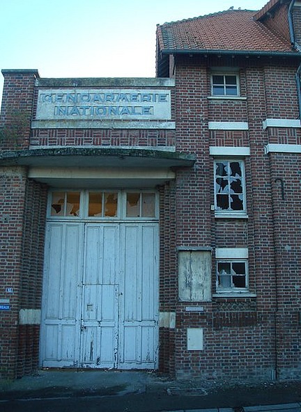 Old police station in Combles