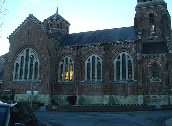 The church at sunset
