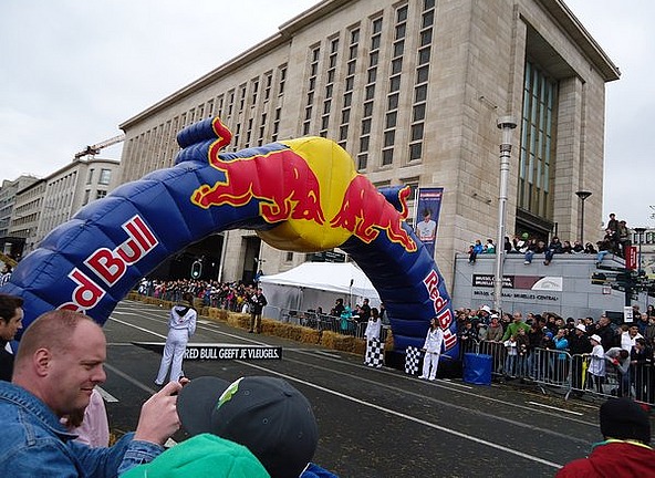 Red Bull go cart race