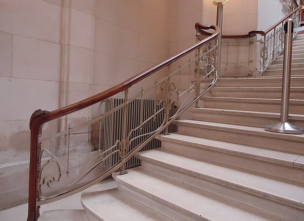 Victor Horta Art Nouveau stairs