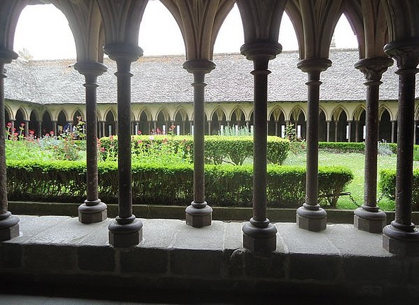Inside the Abbey Cloisters