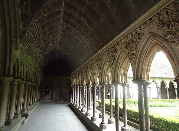 Inside the Abbey Cloisters