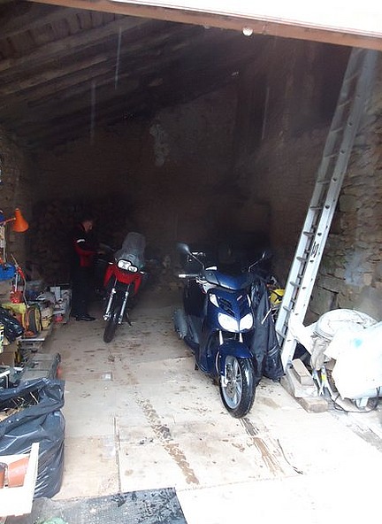 Bikes hiding in the garage