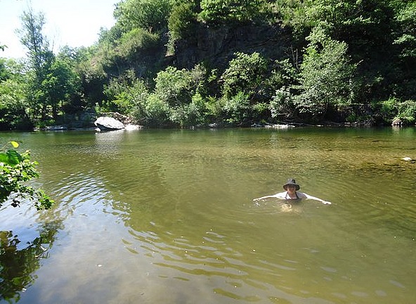 Swimming in the Tarn