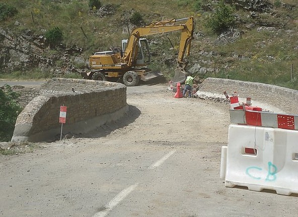 French roadworks - a whole new experience