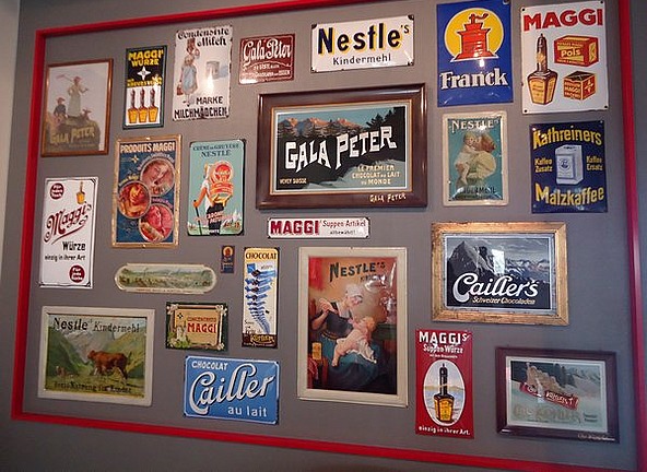 Old tin signs