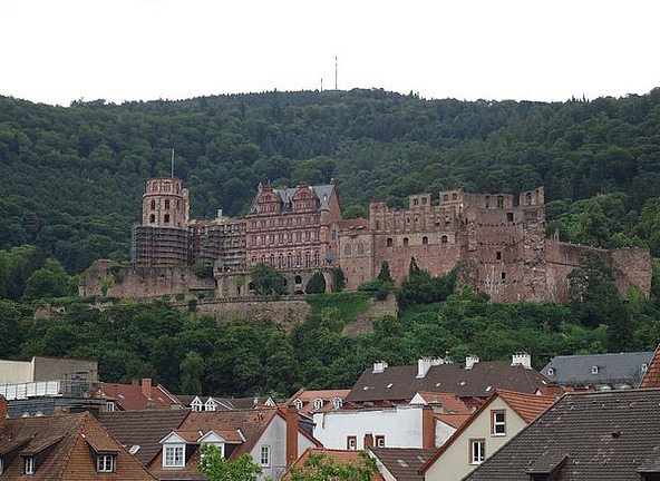 Heidelberg castle closeup