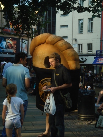 18 A pastie in Leicester Square