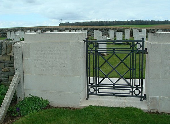 Guards Cemetery entrance