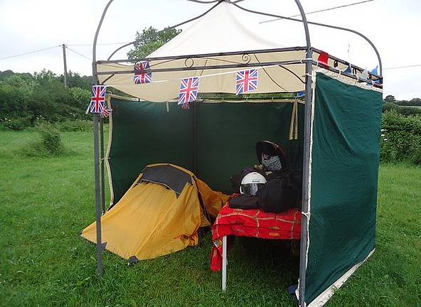 My tent has a tent! A Jubilee Tent!!!