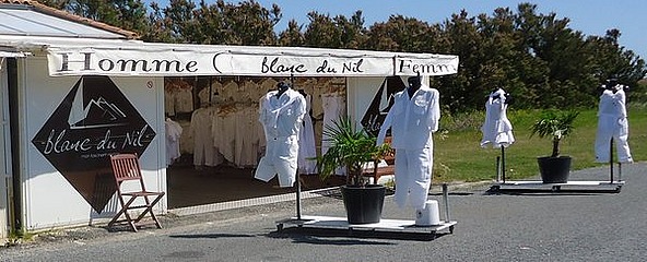 All white clothing - very practical