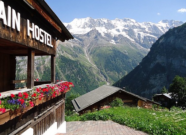 The Mountain Hostel view